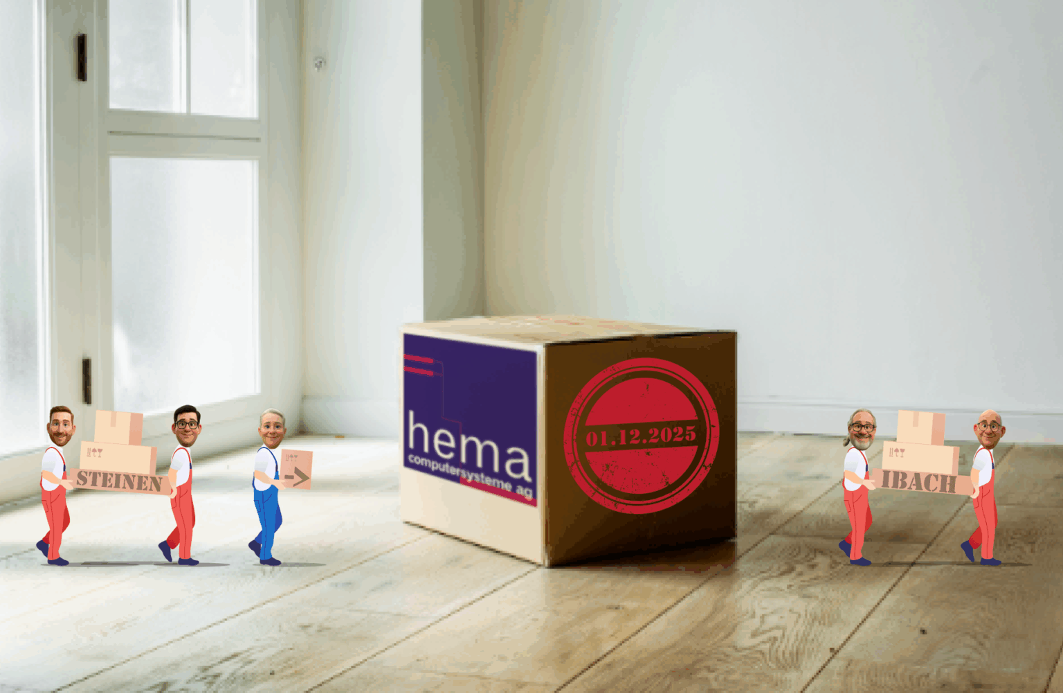 hema Steinen zieht um